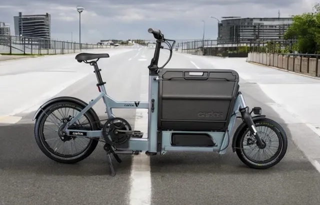 A closer look at the CAR.LOS Mobility Model V electric cargo bike on full display 