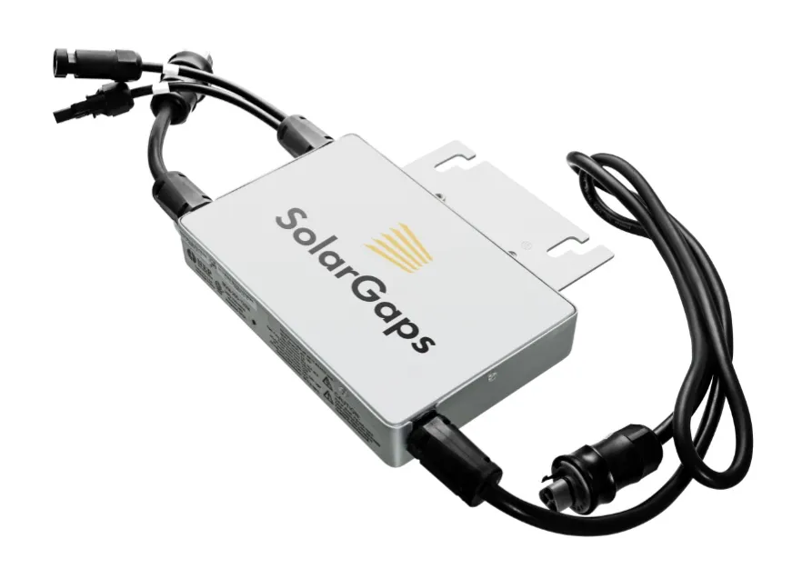 A view of the needed power inverter to utilize the solar energy collected from the SolarGaps Smart Blinds.