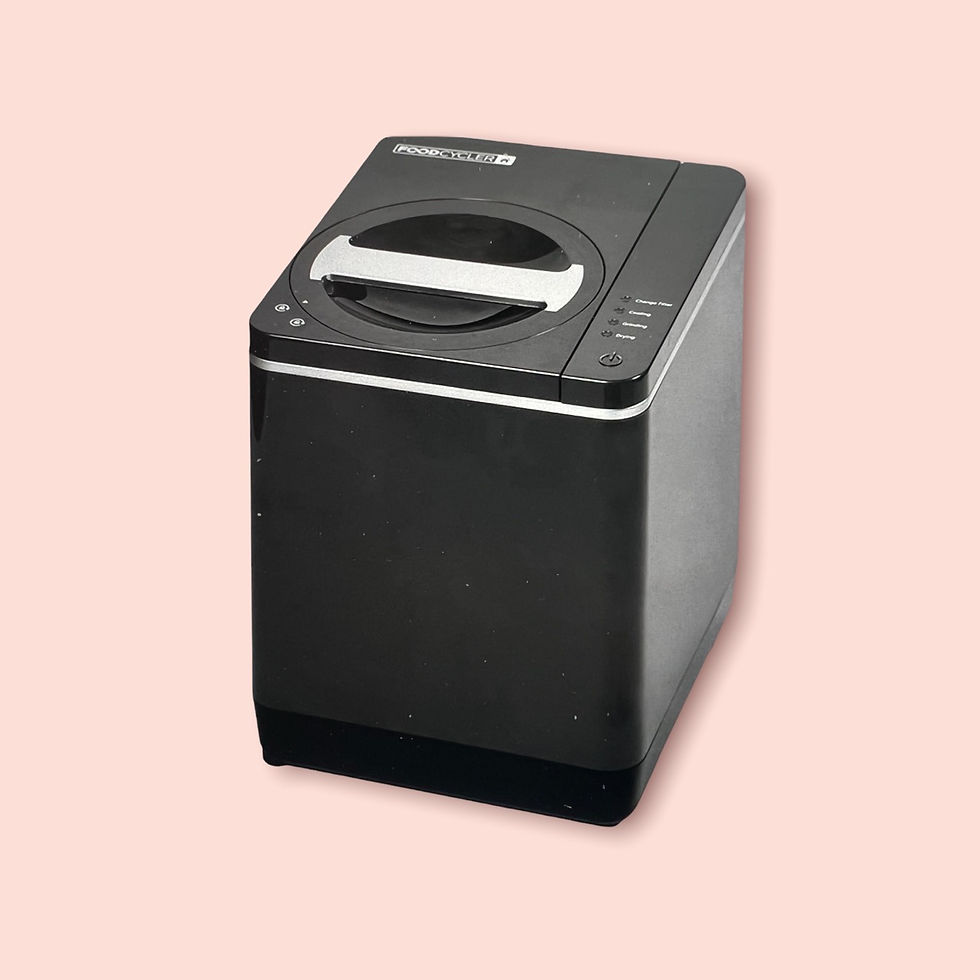A self contained indoor composter meant for kitchen countertop.