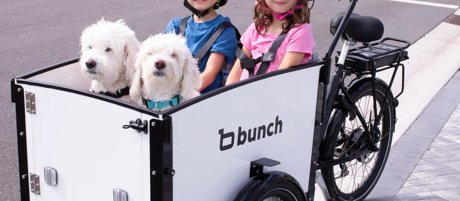 Check Out Bunch Bikes Original 4 Electric Cargo Box Bike