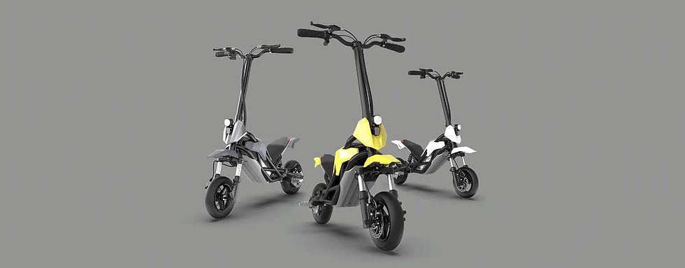 A representative team of colors being display for the Splach Transformer.