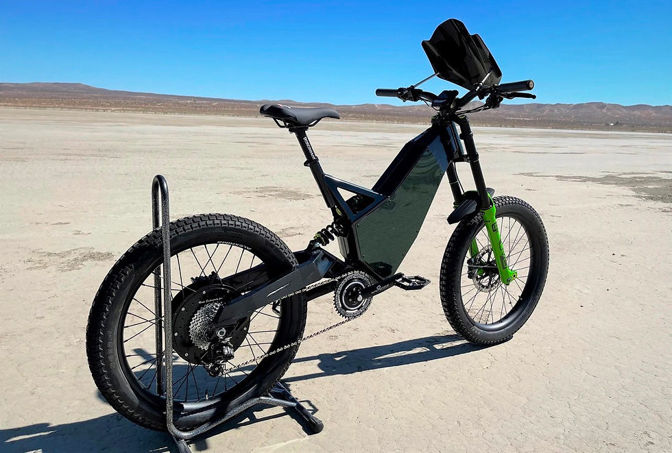 A side view of the Revolution XX electric bike. 