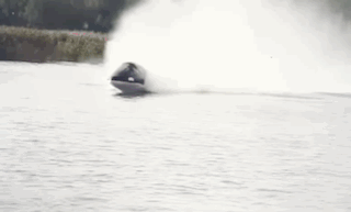 The Seabreacher Z Model barrel roll in action.
