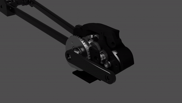 A visual of the Orbit Drive as it is desonstructed.