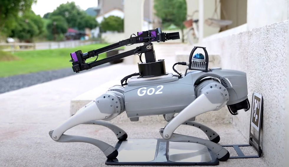 A closer look at the GO2 optional arm attachment