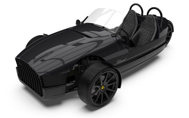 A front view of the Vanderhall Edison 2.