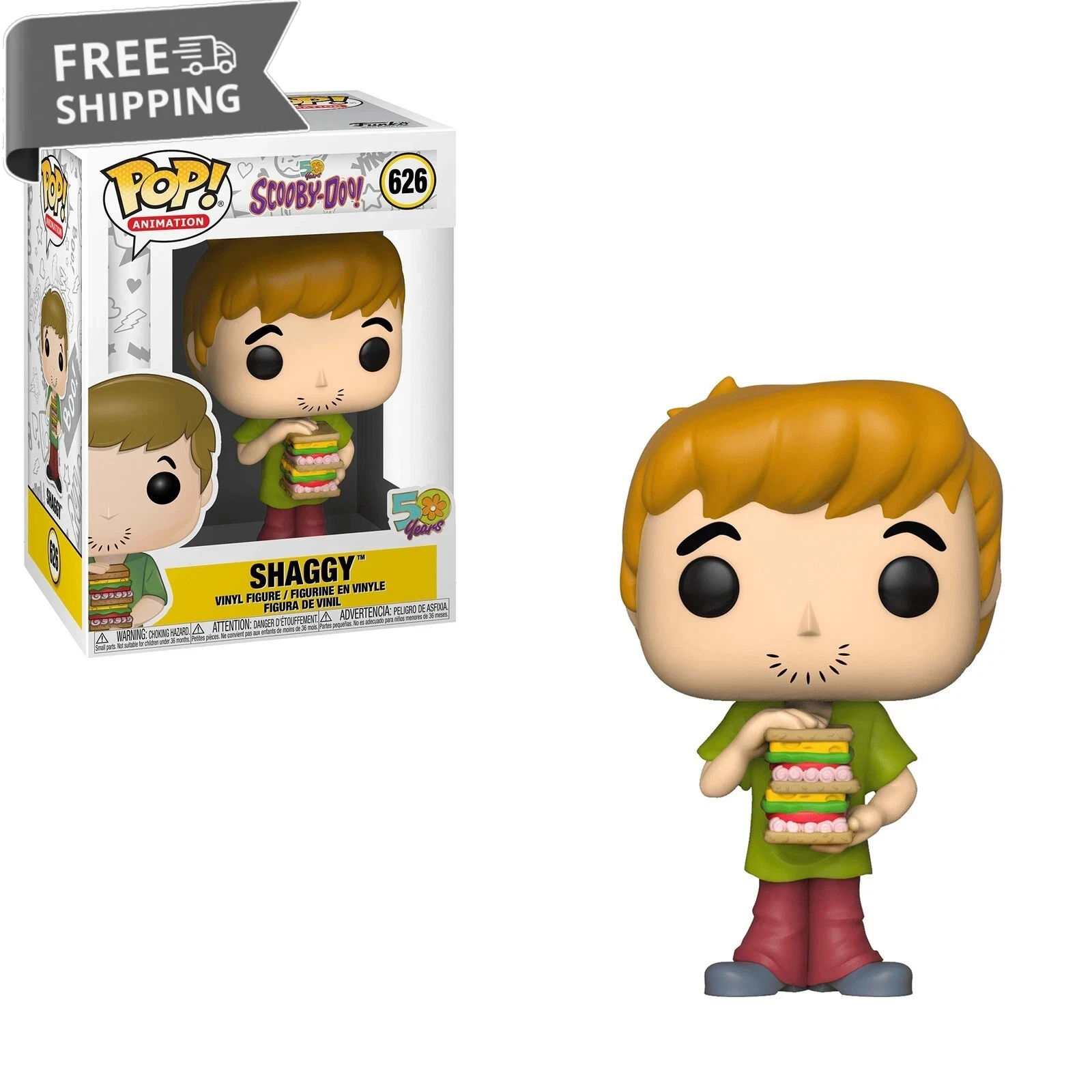 Funko Pop! Animation: Scooby Doo - Shaggy with Sandwich