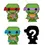Thumbnail: Funko Bitty POP! TMNT 4-Pack - Raphael, Donatello, Leonardo, + Mystery