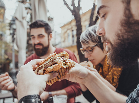 Eating Burgers