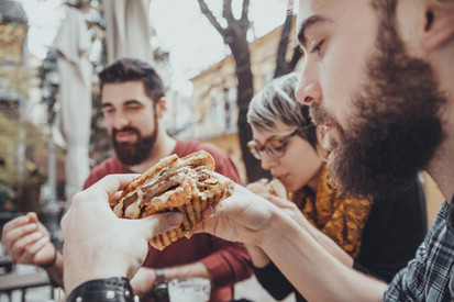 Eating Burgers