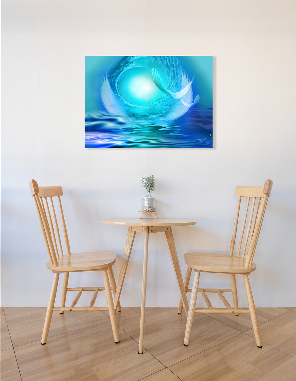 תמונה ממוזערת: לפרוש כנפיים - תמונה אמנות יהודית של אורית מרטין