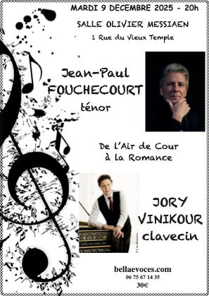 GRENOBLE Jean-Paul Fouchécourt & Jory Vinikour 9 décembre 2025
