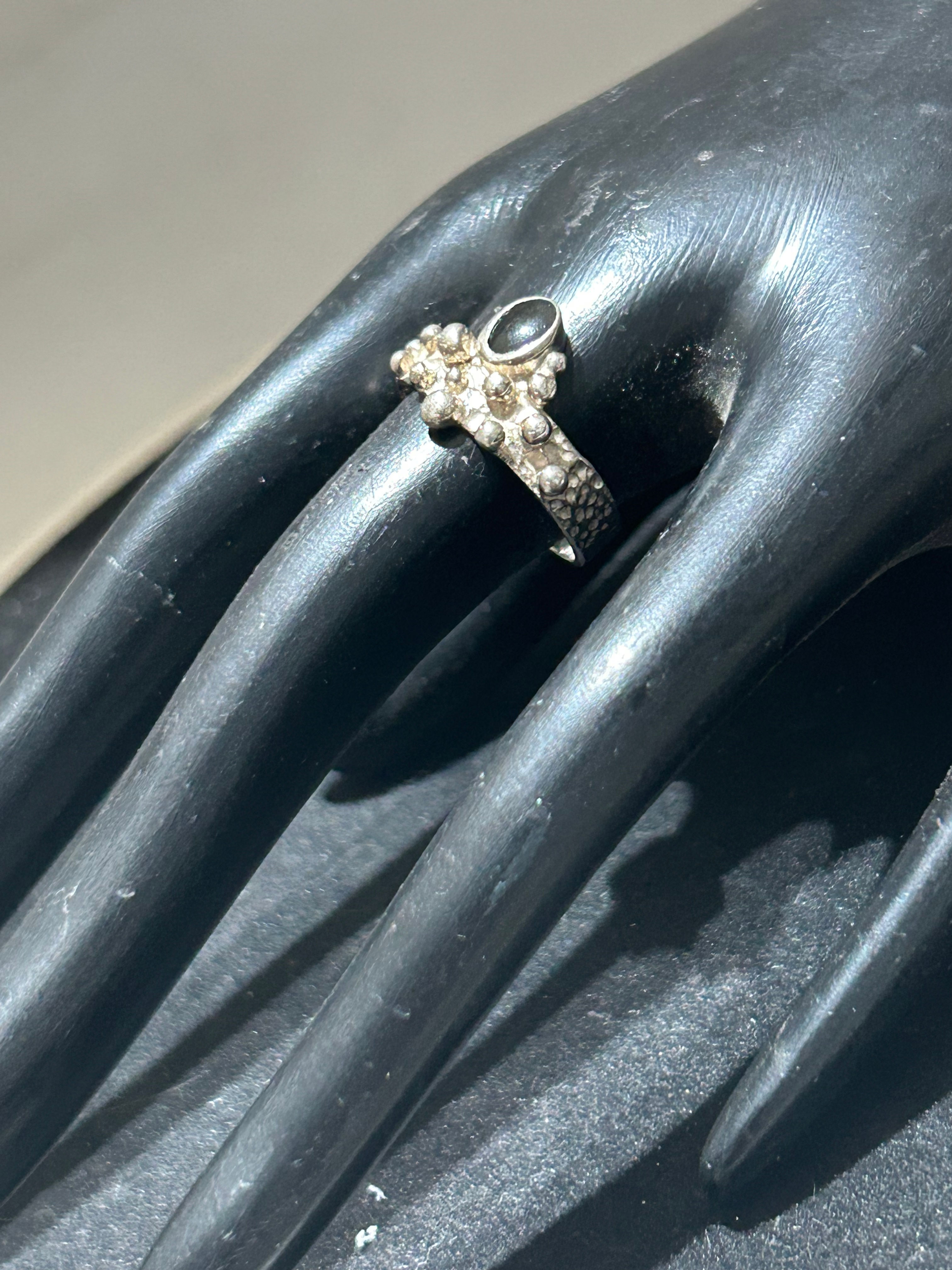 X22…Ring/Silver:Onyx/