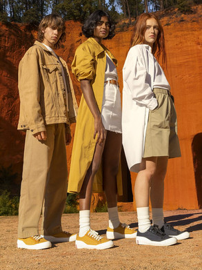 LEVI'S CAMPAIGN FOOTWEAR STYLED BY LUCILLE DUREZ