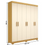 Miniatura: Roupeiro Lana 6 Portas – Compacto, elegante e funcional!