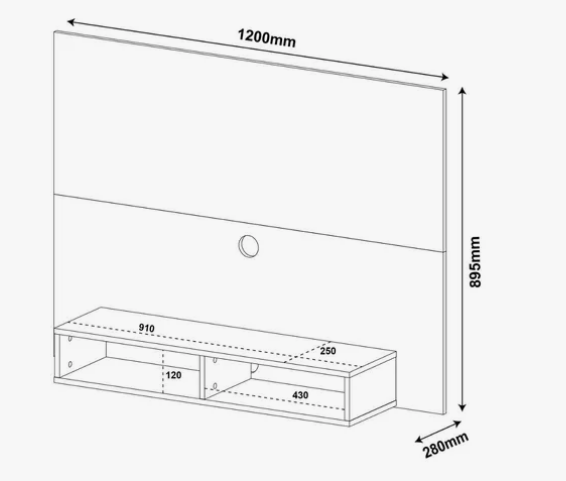 Miniatura: Promo Imperdível - Painel fluxo flash Tv até 47 polegadas
