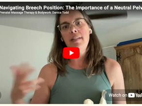preview of YouTube video discussing the importance of a neutral pelvis