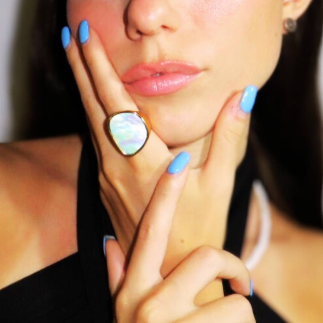 Golden Smart Ring