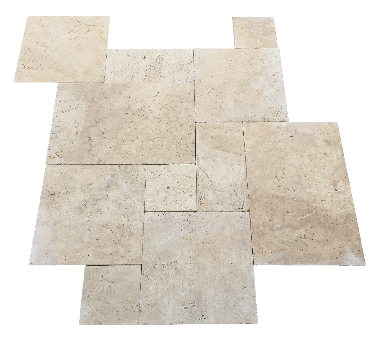 Classic Ivory Travertine 30mm Tumbled 610x406mm yarrastone
