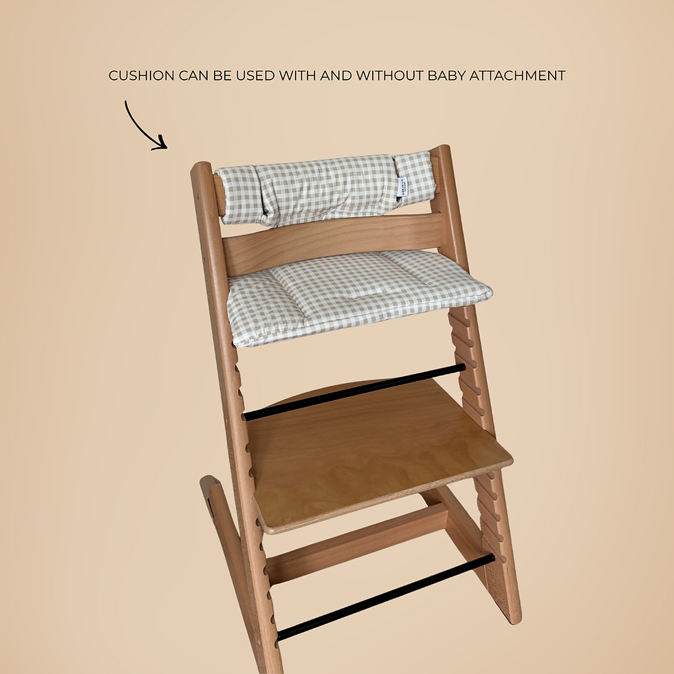 Thumbnail: Taupe Gingham 2 in 1 Cushion