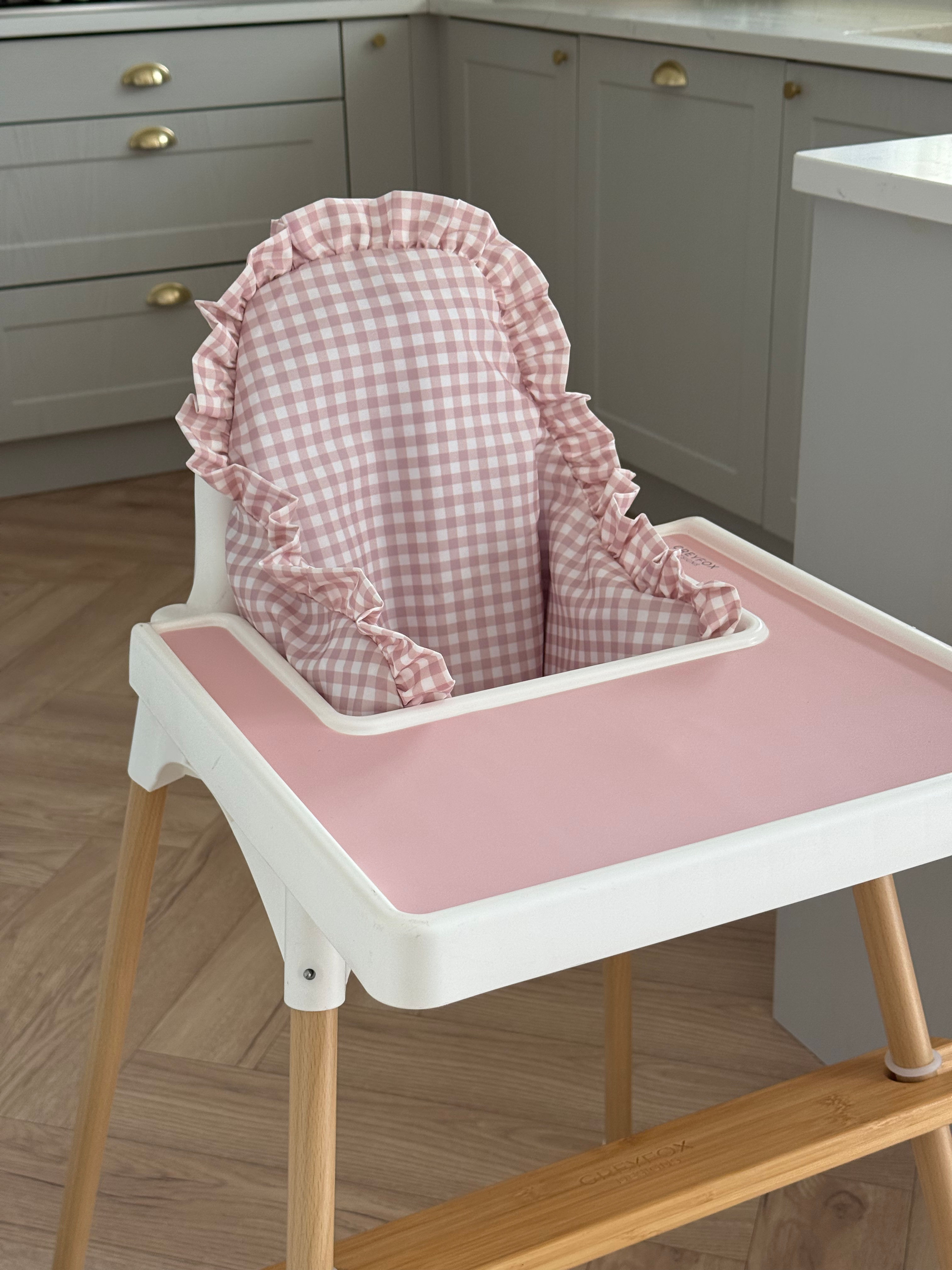 Blush Gingham Cushion Cover