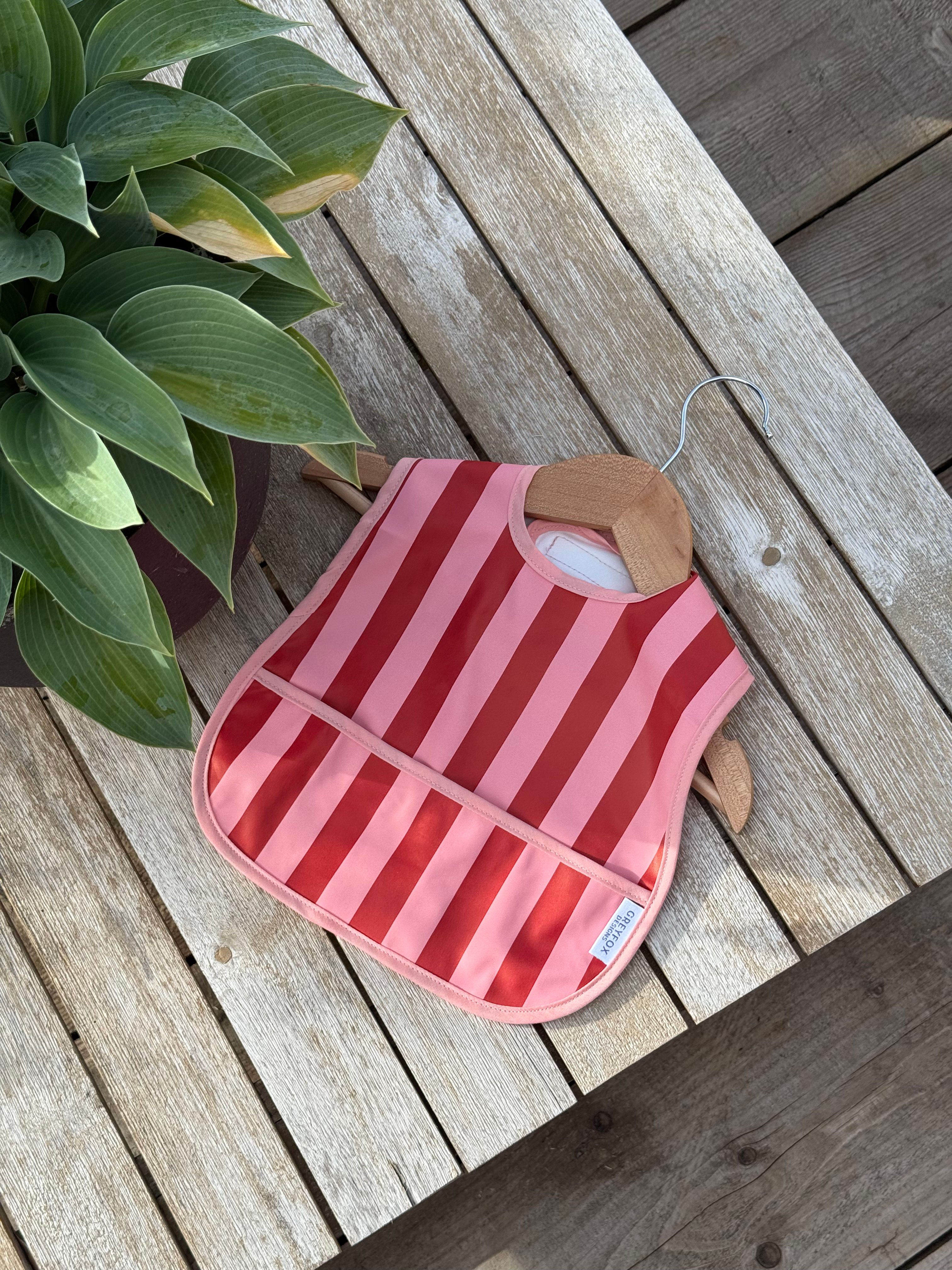 Raspberry Ripple - Mini Bib