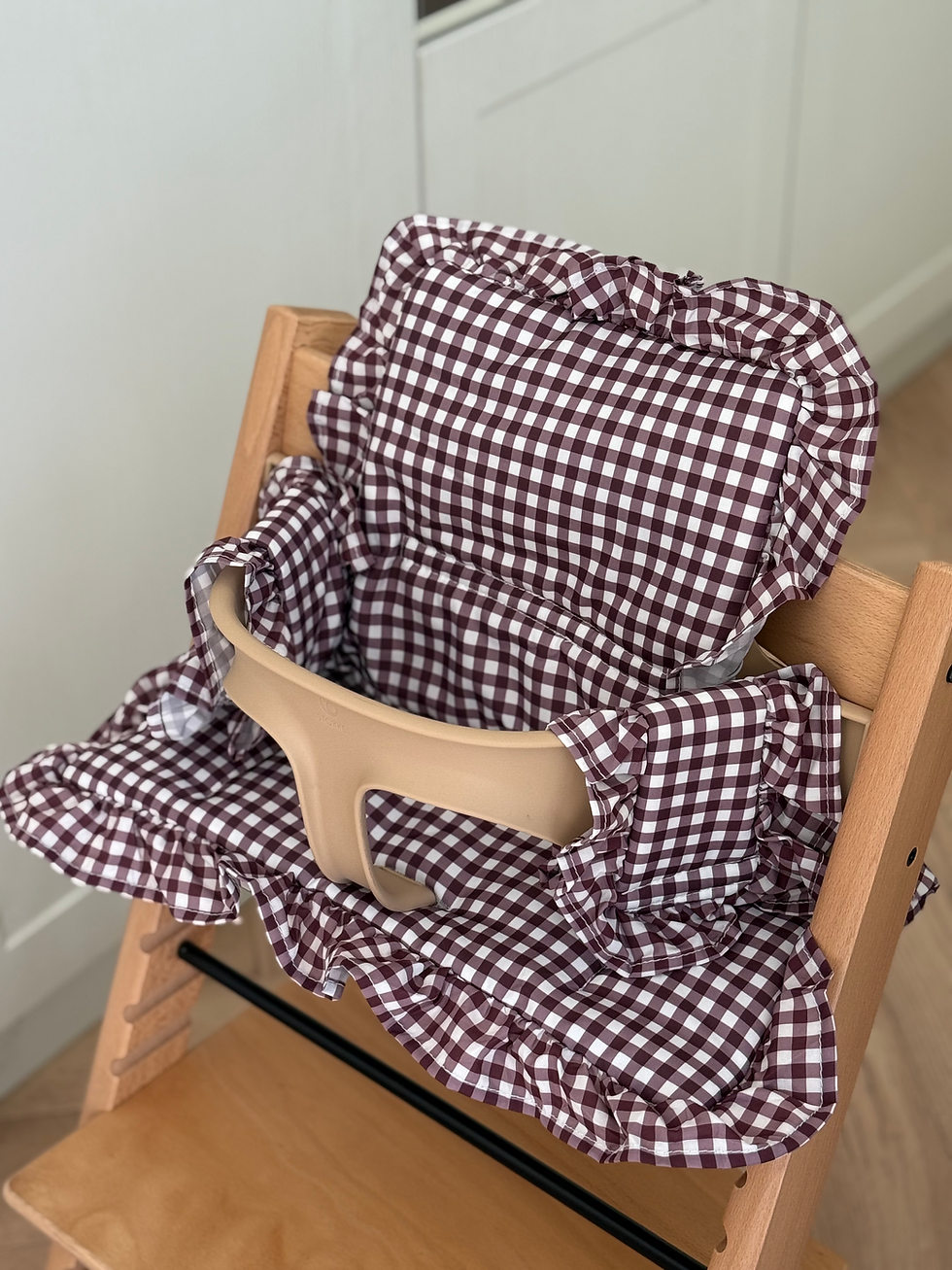 Thumbnail: Mulberry Gingham 2 in 1 Cushion