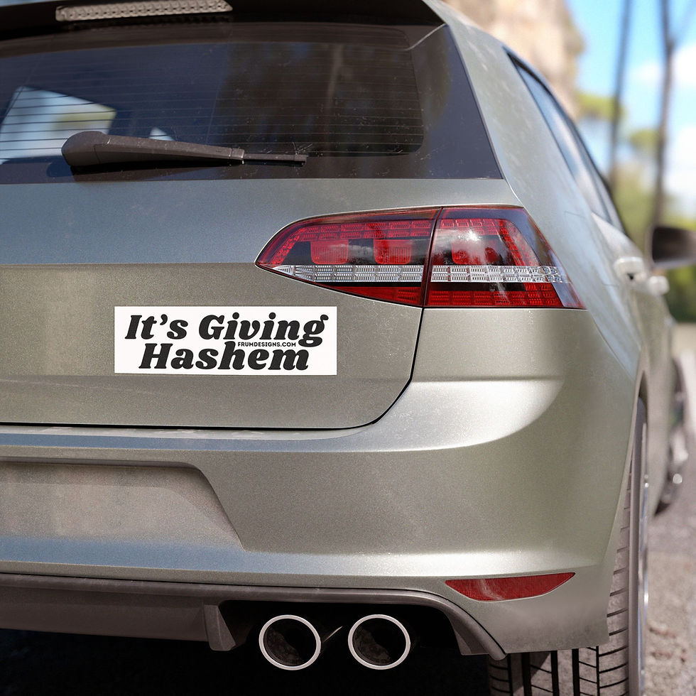 Thumbnail: It’s Giving Hashem Car Magnet