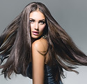 brown hair flowing