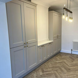cream kitchen cabinets