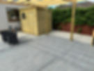 patio and garden shed