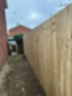 installed fence