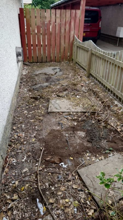 before floor cement