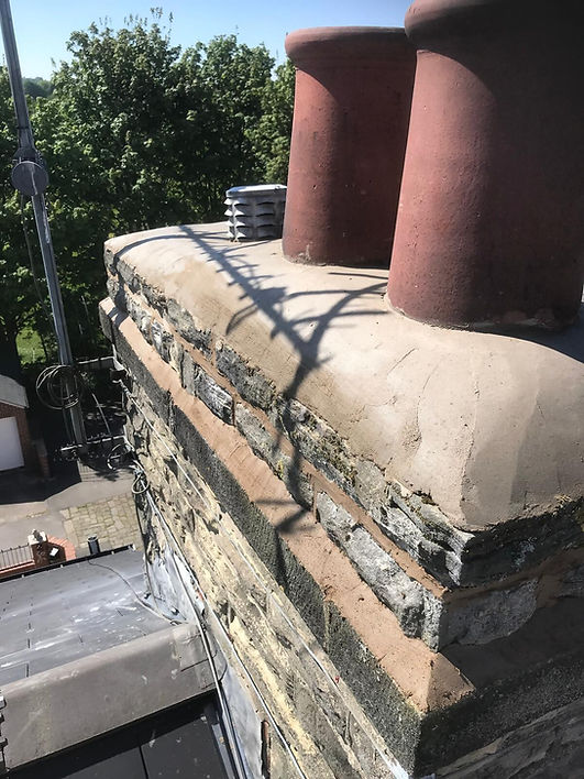 repointed chimney
