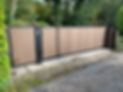 Wood pedestrian gate