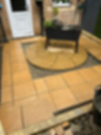 cleaned patio