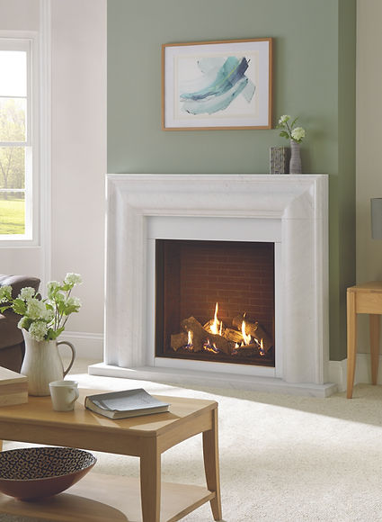 gas marble fireplace