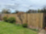 newly installed fences