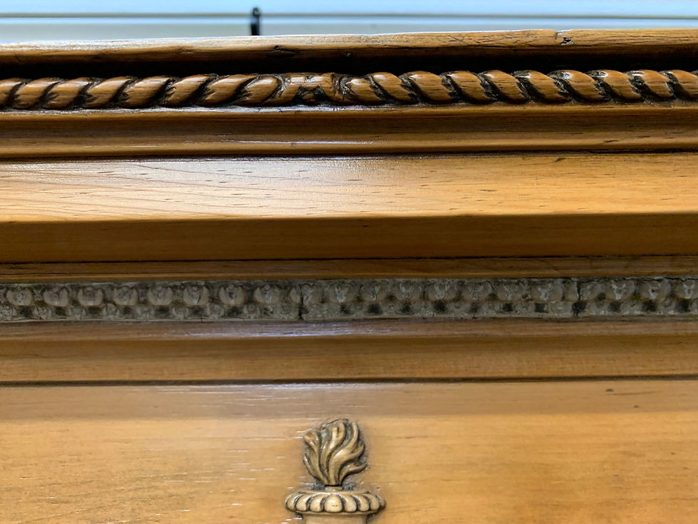 Thumbnail: wooden fireplace top view