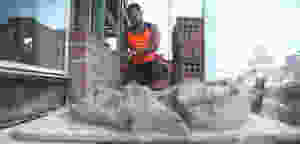 Walt Collins TV Presenter- building a house