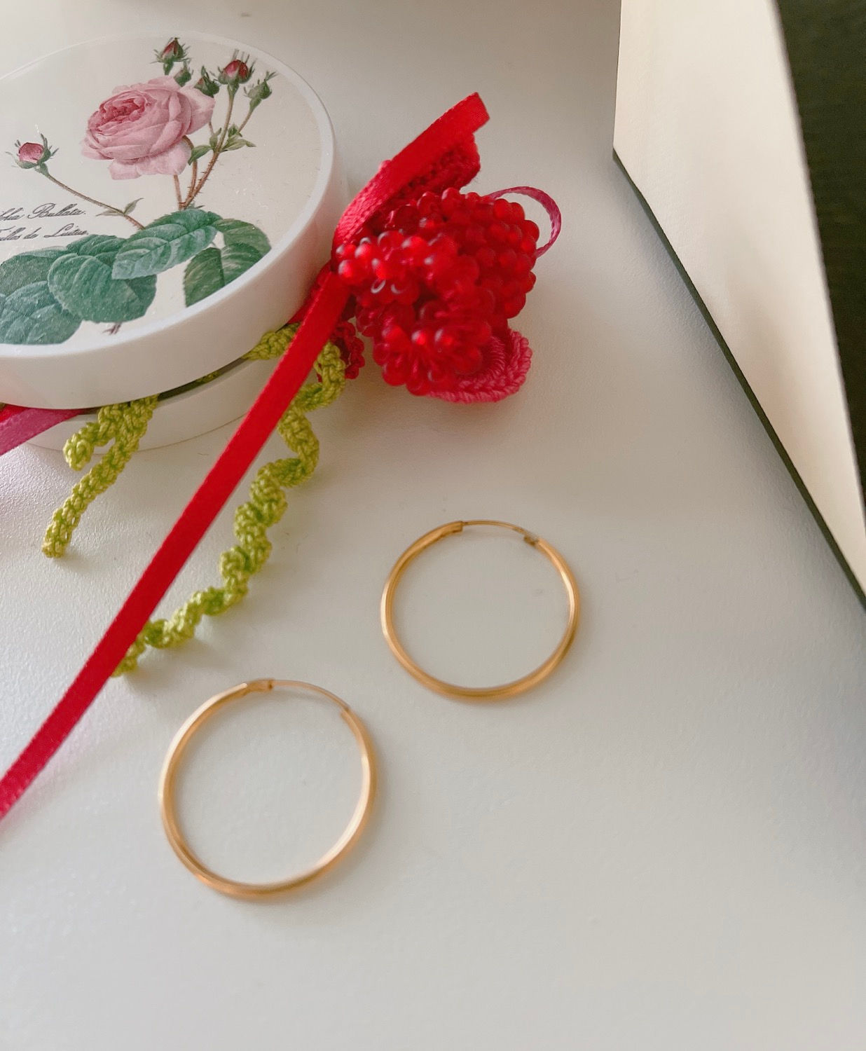 Sonata gold plated earrings 