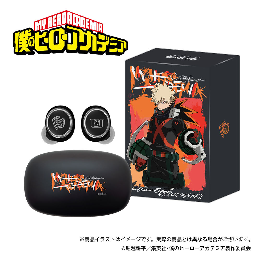 섬네일: ONKYO My Hero Academia Collaboration Wireless Earphones Japan version