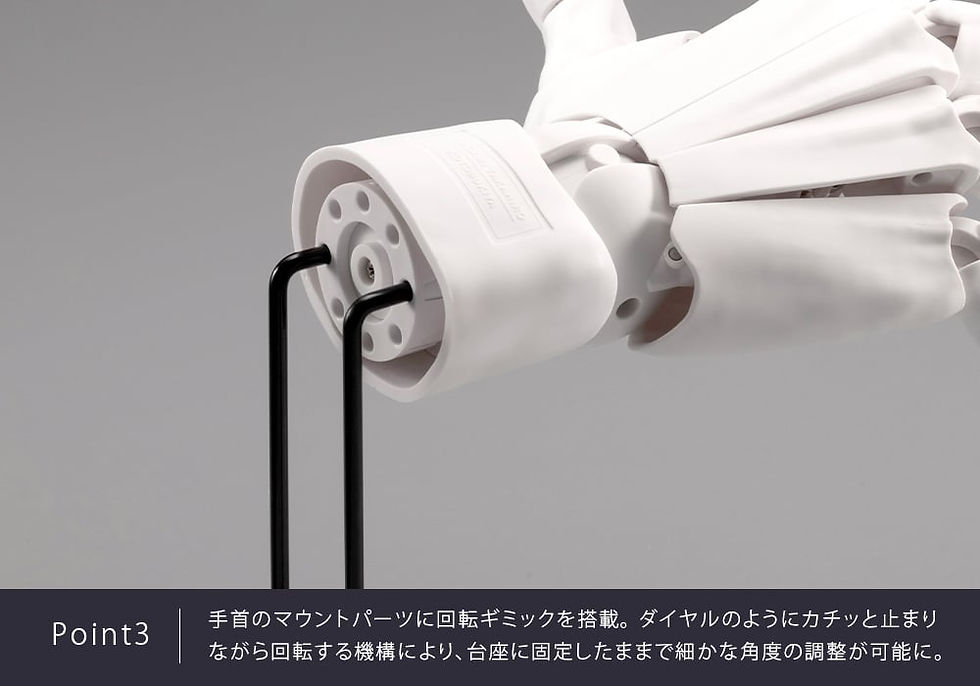 섬네일: KOTOBUKIYA ARTIST SUPPORT ITEM HAND MODEL MEN’S/R -WHITE- Japan version