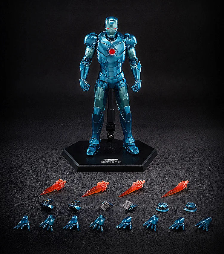 threezero DLX Iron Man Mark 3 (Stealth Edition)