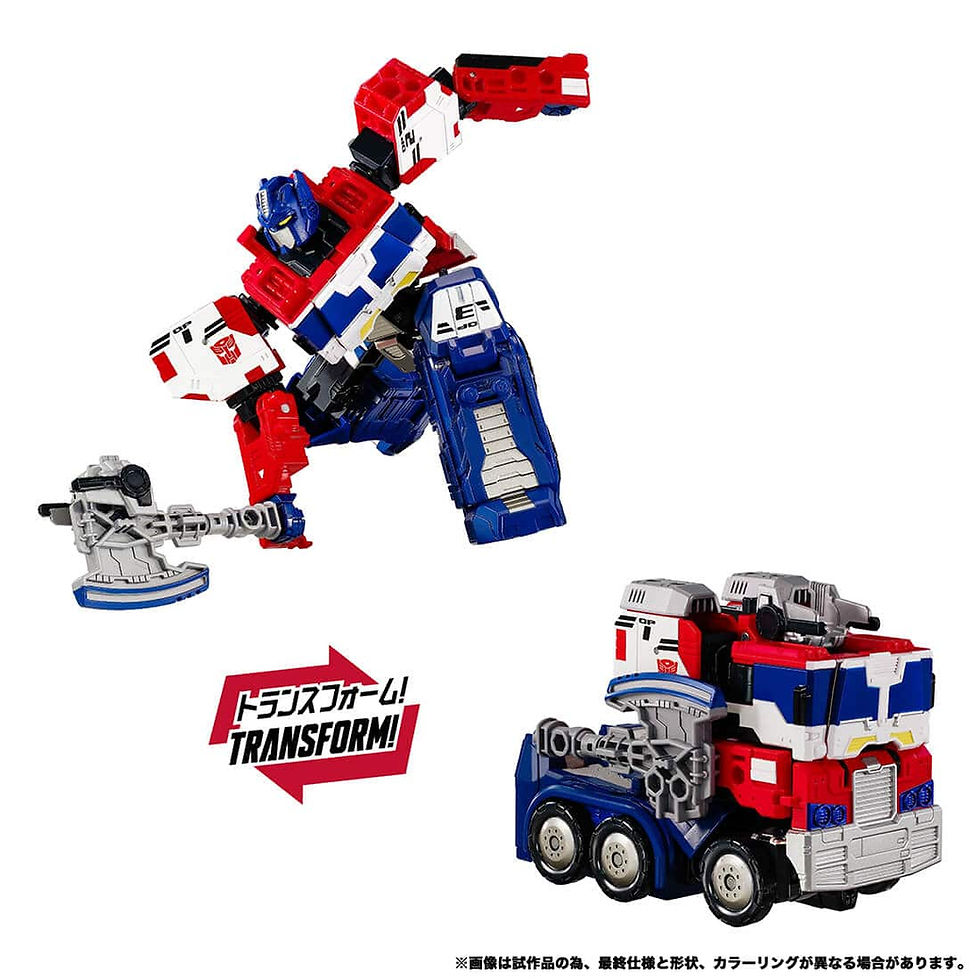 섬네일: Transformers Wild King WKS-05 Optimus Link Prime & Animal Tribe Set