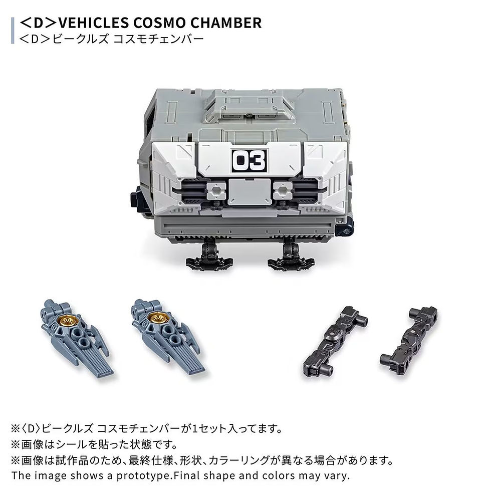 섬네일: Diaclone <D> Vehicles Cosmo Chamber Japan version