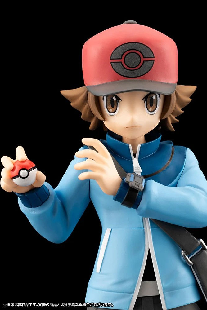 Thumbnail: KOTOBUKIYA Pokémon TOUYA with VICTINI ARTFX J STATUE Japan version