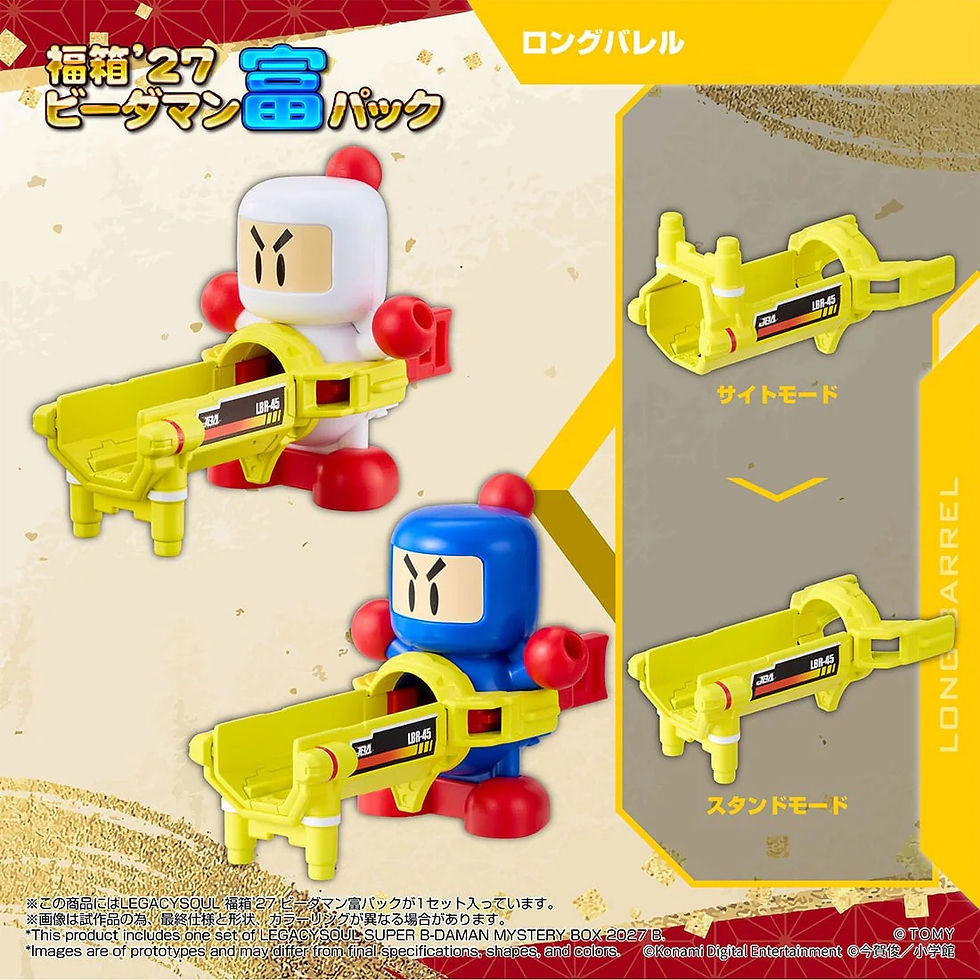 Miniatura: LEGACYSOUL Lucky Box '27 B-Daman Tomi Pack Japan version