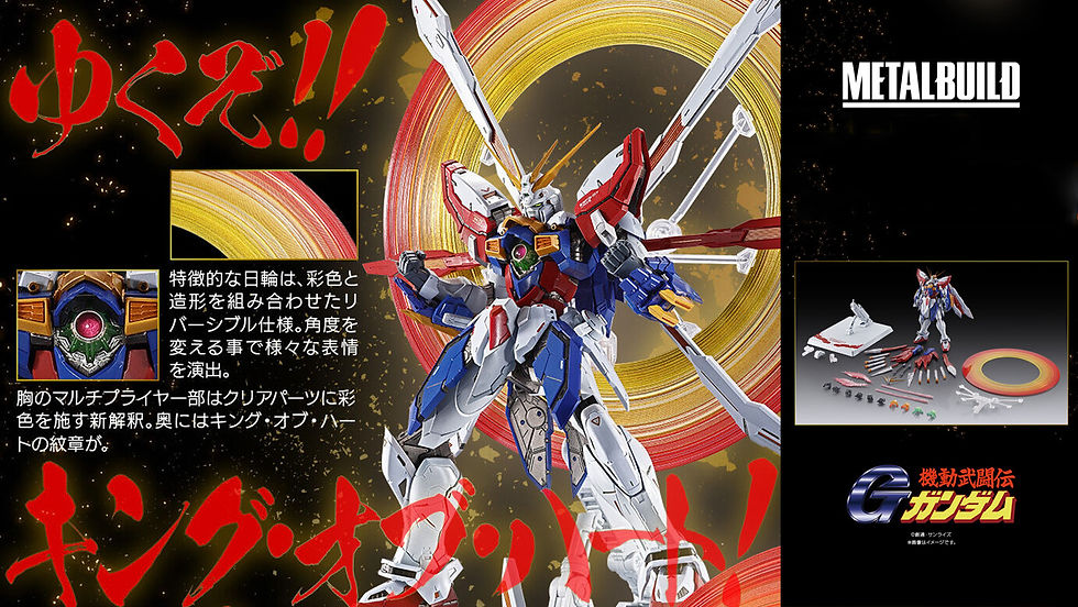 Thumbnail: METAL BUILD God Gundam & God Gundam Second Japan version