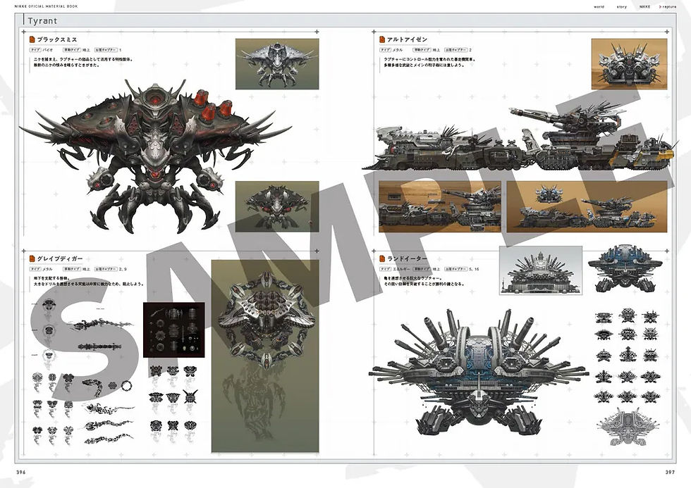 섬네일: Goddess of Victory: NIKKE Official Material Book Japan version